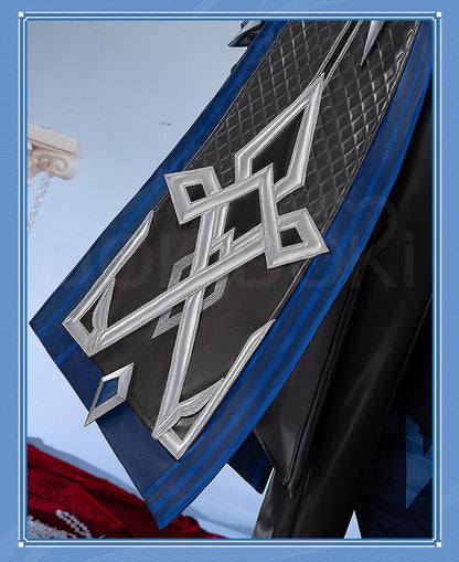 IN STOCK Captain Capitano Cosplay Costume Game Genshin Impact【S-4XL】DokiDoki Men Costume Fatui Harbinger Halloween Plus Size