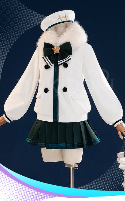 Mikuu Cosplay Costume DokiDoki-R Mikku Women Cute Winter Costume Snow Mikuu Cosplay