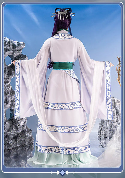 IN STOCK Jinshi Moon Fairy Cosplay Costume Anime The Apothecary Diaries【XS-4XL】DokiDoki-R Halloween Costume Jinshi Plus Size