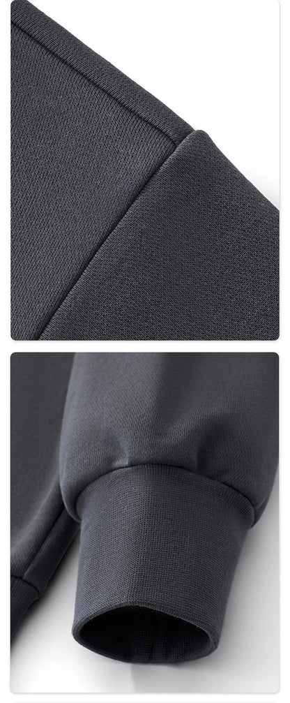 ZODF Fashion Winter Men 500gsm Fleece Hoodies Unisex Loose Fit Heavy Weight Thick Warm Hooded Pullovers Coats Streetwears HY0045