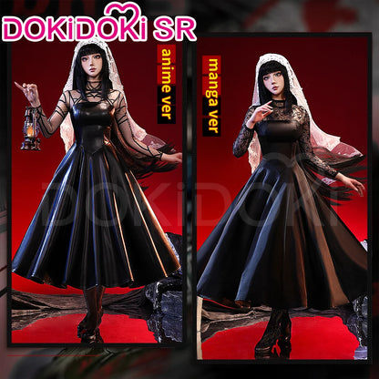 IN STOCK Osaragi Cosplay Costume Manga Anime DokiDoki-SR Women Black Dress Costume Ms. Osaragi Cosplay Halloween