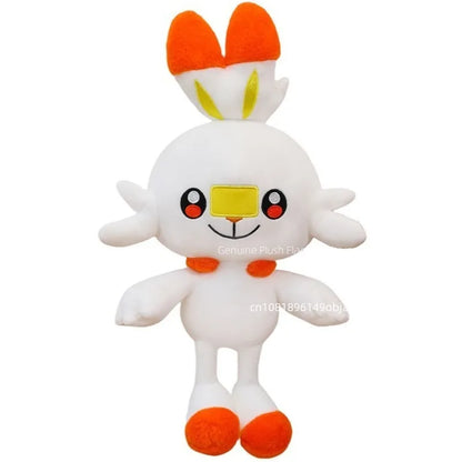 50/70/90cm Big Size Pokemon Scorbunny Anime Plush Stuffed Doll Room Decoration Kawaii Plushies Pillow Ornaments Holiday Gifts