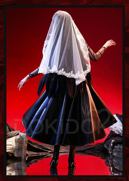 IN STOCK Osaragi Cosplay Costume Manga Anime DokiDoki-SR Women Black Dress Costume Ms. Osaragi Cosplay Halloween