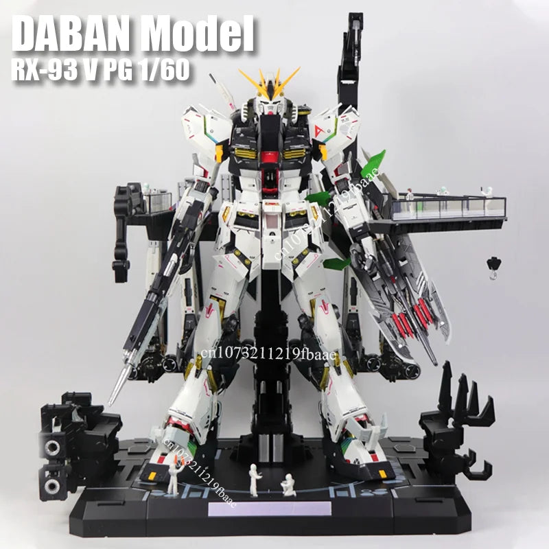 In Stock DABAN Model RX-93 V PG 1/60 Metal Structure Toys Assembly Model Kit Action Figure Plastic Robot Ornament Gifts