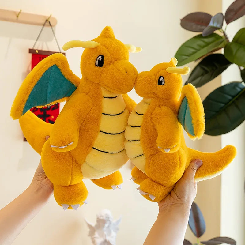 Pokemon Dragonite Plush Toy  Large Size Rabbit Plush 45/60/80cm Pokémon Plushie Animal Soft Stuffed Kawaii Toy Gift for Children