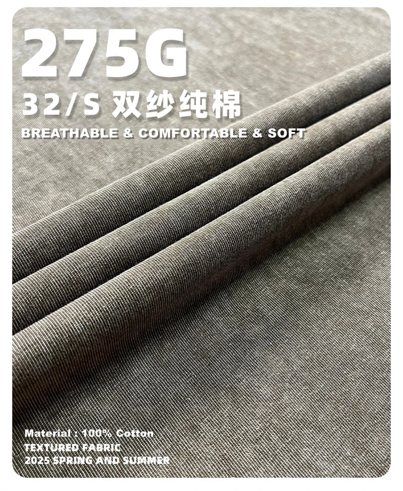 ZODF New Hip Hop Washed Cotton Boxy T-Shirts For Men Unisex Retro Loose Fit Basic Short Version T Shirt Brand Tops HY1076