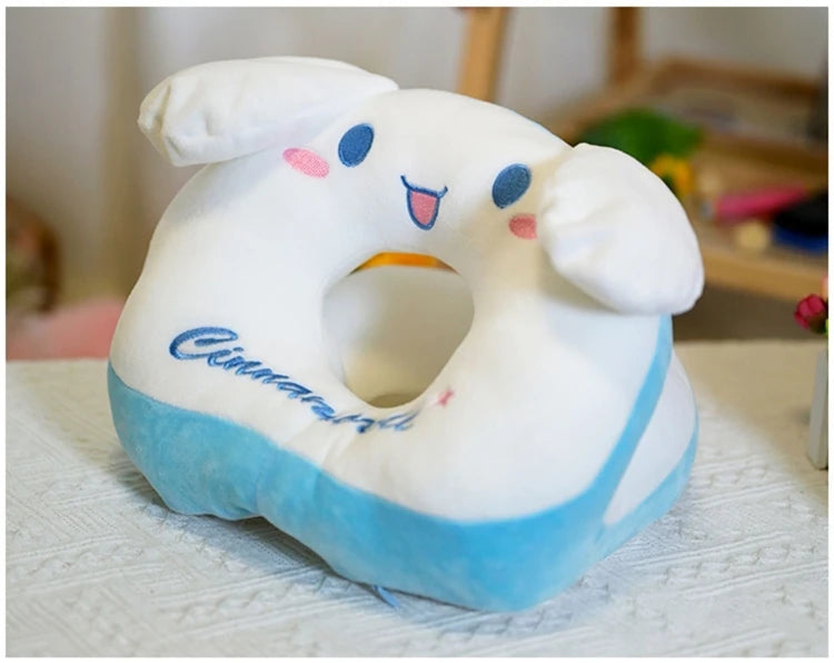 Cute My Melody Kuromi Nap Pillow Lovely Hollow Hand Rests Office Classroom StellaLou Cinnamoroll Pillow Cushion Gifts Washable