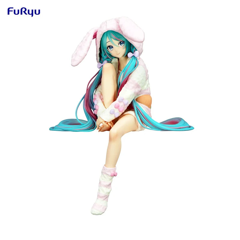Bandai Hatsune Miku Rabbit Ear Pajamas Ver 11CM PVC Model