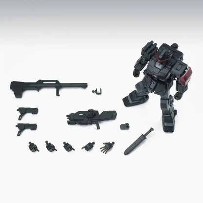 In Stock AK Model RGM-79S GM Spartan Black Dingo HG 1/144 Assembly Model Kit Action Figure Plastic Model Kits Toy Gift