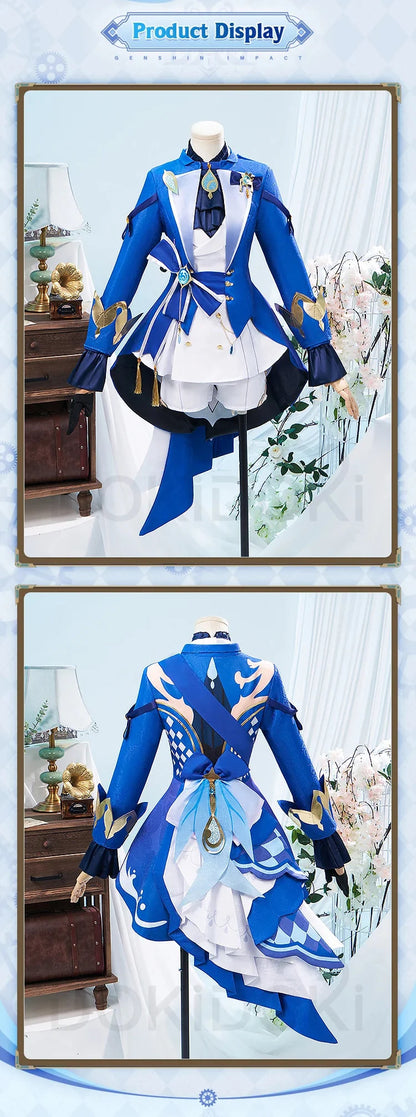 IN STOCK Furina Navia Focalors Cosplay Costume Game Genshin Impact【XS-3XL】DokiDoki-N Women Cosplay Fontaine Furina Plus Size