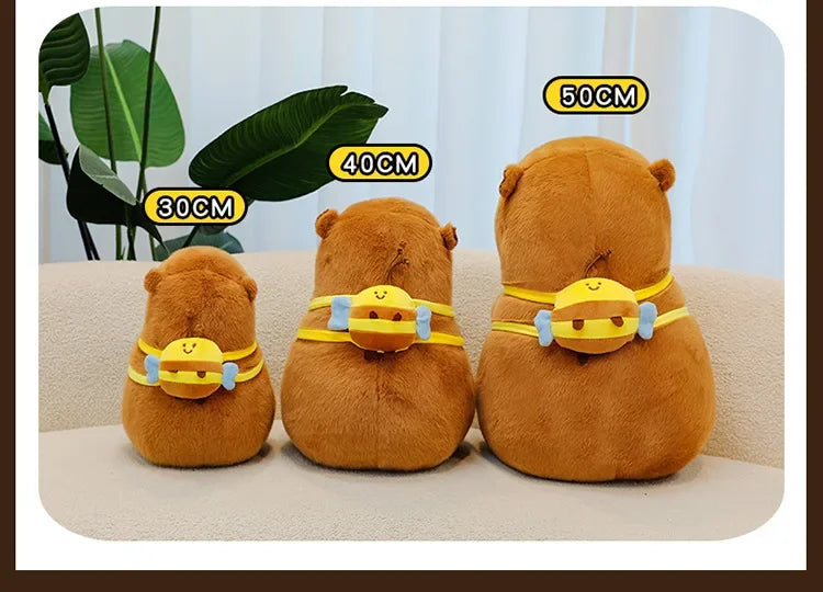 50cm Capybara Plush Simulation Capibara Anime Fluffty Toy Cute Doll Stuffed Animals Soft Doll Plush  Children's Birthday Gifts