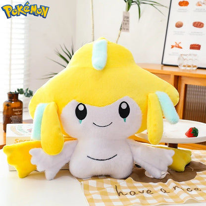 30-75CM Big Size Pokémon Jirachi Plushies Cartoon Anime Peluche Comfortable Soft Doll Kawaii Ornament Children's Toy Gifts
