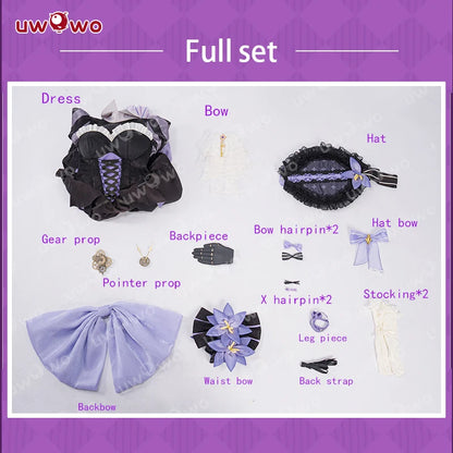 UWOWO Herta Cosplay Game Honkai Star Rail Fanart The Herta Lolita-Style Gown Cosplay Costume Halloween Costume
