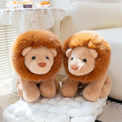 Super Soft Lion Plush Toy Sitting Or Lying Down Stuffed Animal Cuddly Animal Lion Plushies Huggble Pillow Cushion Boy Girl Gift