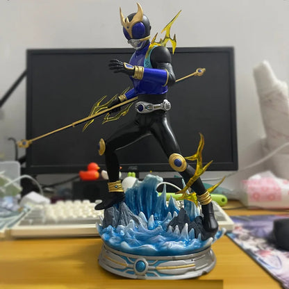 38cm Masked Rider Kuuga Rising Dragon Form Anime Figure Kamen Rider Figurine Collection Statue Model Ornament Room Desk Toy Gift