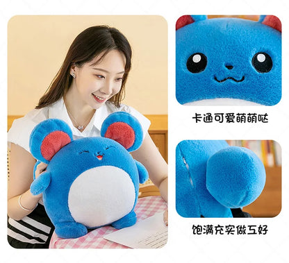 35/45/55CM Big Size Pokemon Marill Plushies Cartoon Anime Plush Pillow Soft Doll Kawaii Stuffed Plushie Ornament Children's Gift