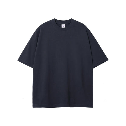 ZODF 2025 Spring Summer Men Solid 100% Cotton T-Shirts Unisex Women Loose 230gsm Noshrink Basic T Shirt Brand Tops HY0151