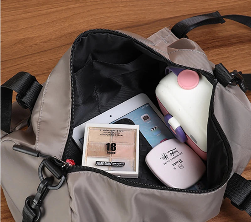 Small Fashion Gym Fitness Bag for Women – Yoga Sports Travel Weekender Mini Shoulder Duffle Handbag