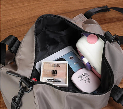 Small Fashion Gym Fitness Bag for Women – Yoga Sports Travel Weekender Mini Shoulder Duffle Handbag
