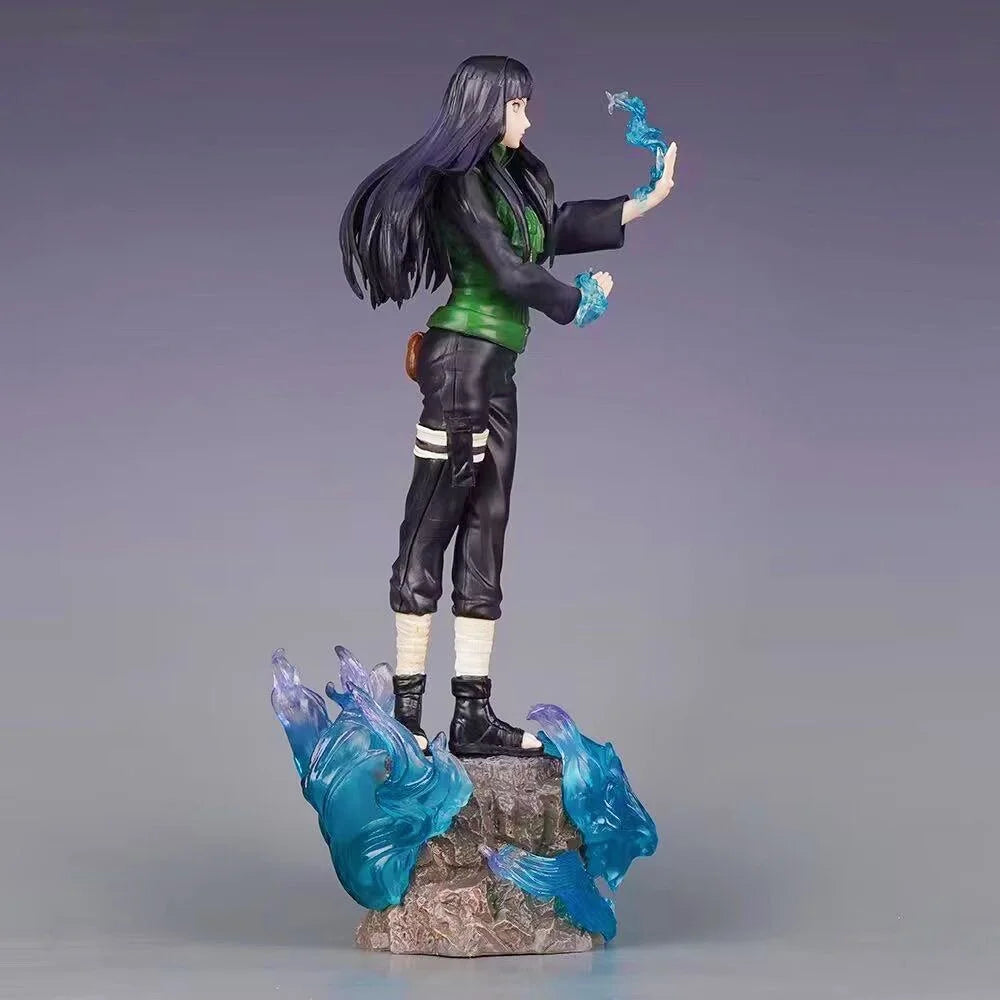 34cm Anime NARUTO Hyuga Hinata PVC Action Figure Statue Desktop Ornament Model Toy Gift