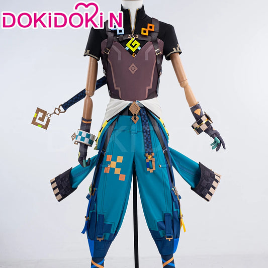 IN STOCK Kinich Costume Game Genshin Impact Cosplay【XS-3XL】DokiDoki-N Men Huitztlan Natlan Kinich Costume Cosplay Plus Size