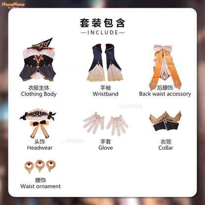 Genshin Impact Sandrone Cosplay Costume Adult Polyester Set