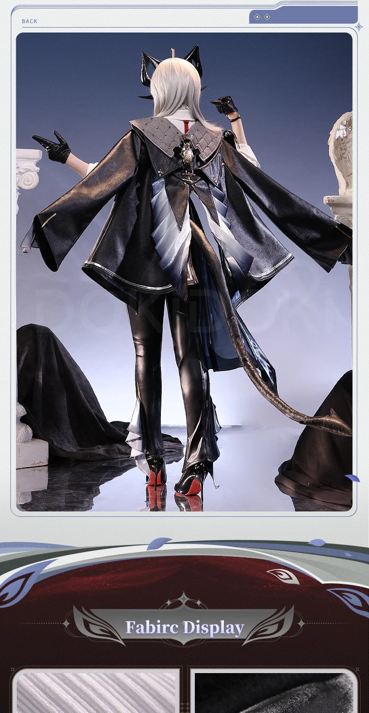 IN STOCK Zani Cosplay Costume Game Wuthering Waves DokiDoki-SR Women Costume Zani Cosplay Wig Metal Accessories Halloween