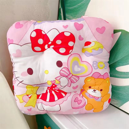 Sanrio Kuromi Plush Cushion Cute Anime Pochacco Cinnamoroll Hello Kitty My Melody Chair Non-slip Seat Cushion Xmas Gift For Girl