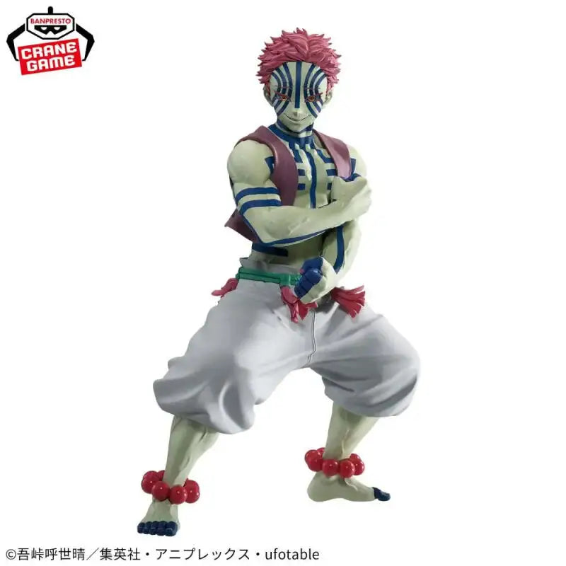 Bandai In Stock Original Banpresto Grandista Demon Slayer Akaza Figure Anime Action Model Genuine Boxed Toys Gifts