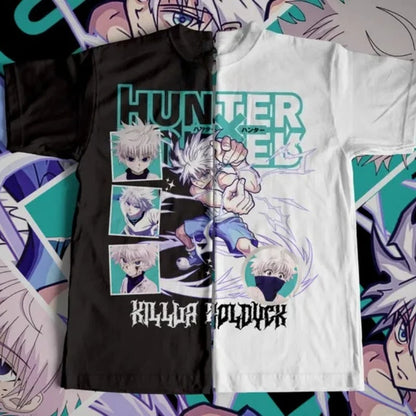 Hunter × Hunter Anime Graphic T Shirt Summer Cotton Men's Women Tee Streetwear Casual Trend Short Sleeve Couple Hip Hop Top