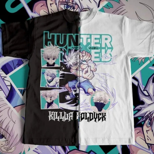 Hunter × Hunter Anime Graphic T Shirt Summer Cotton Men's Women Tee Streetwear Casual Trend Short Sleeve Couple Hip Hop Top