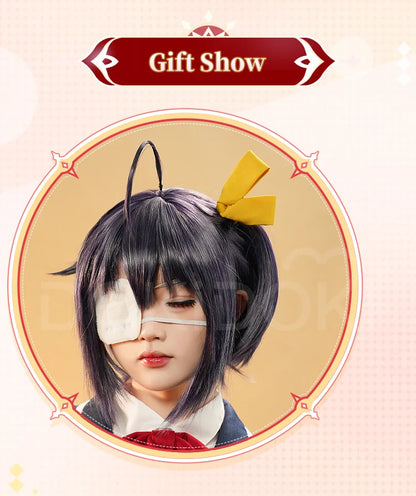 IN STOCK Takanashi Rikka Cosplay Costume Anime Love,Chunibyo & Other Delusions DokiDoki-SR Halloween Cute Uniform Takanashi Wig