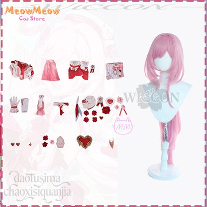 Honkai Impact 3 Elysia Cosplay Costume Set Polyester - suitwig / S