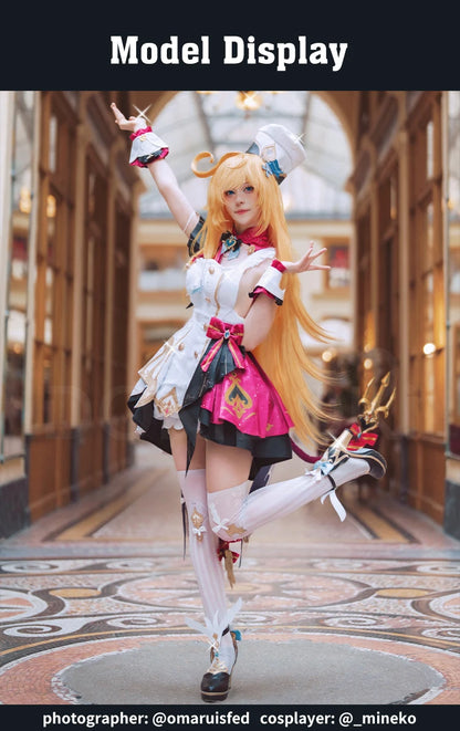 IN STOCK Escoffier Cosplay Costume Game Genshin Impact【XS-3XL】DokiDoki-R Fontaine Escoffier Plus Size Halloween