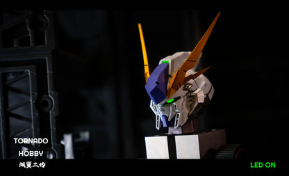 TORNADO HOBBY Studio XI RX-105 Head Carving 1/144 1/72 Sky Defender Assembly Model Kit Toy GK Model Mecha Head Accessory Gifts