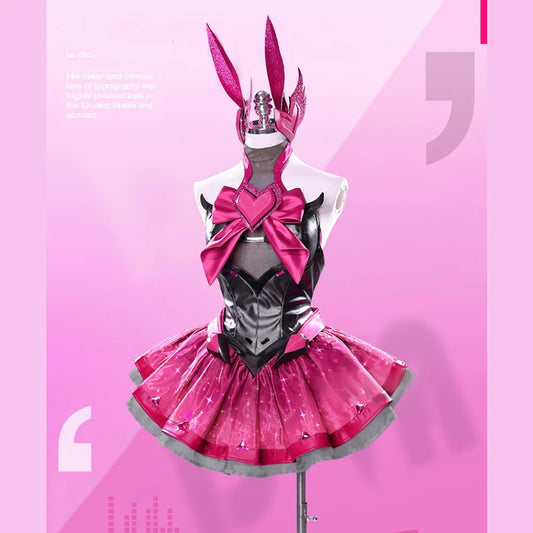 Dva Cosplay Costume Game DokiDoki-R Women Pink Dress Sexy Dva Costume Halloween Cosplay