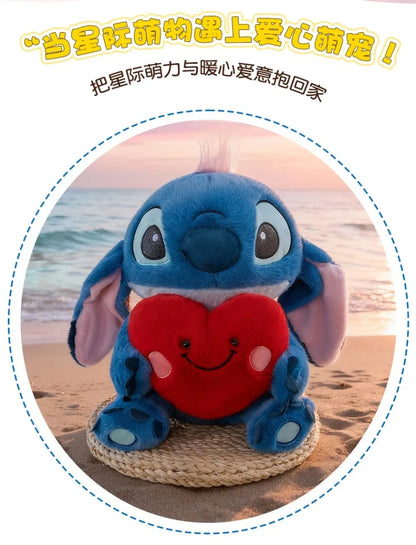 35/50/60cm Big Size Stitch Disney Anime Plush Stuffed Doll Cartoon Plush Doll Room Decoration Children's Pillow Holiday Gift