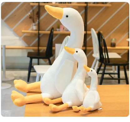 32-90cm Cute Duck Plush Toy Stuffed Animal Big Goose Dolls Large Soft Sleeping Hug Pillow Girl Xmas Birthday Gift