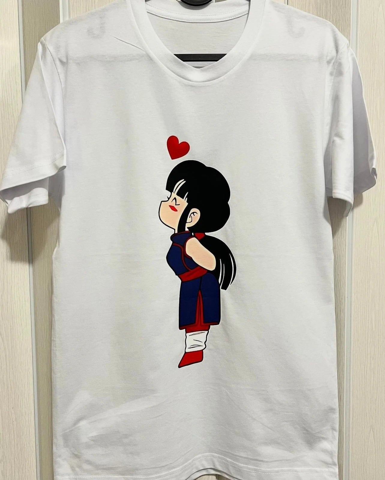 Goku or Milk Chi Chi Couple T Shirt Dragon Ball Z Anime Fans Gift for Her Him 90s Mens Summer Cotton Women Tee Streetwear Casual