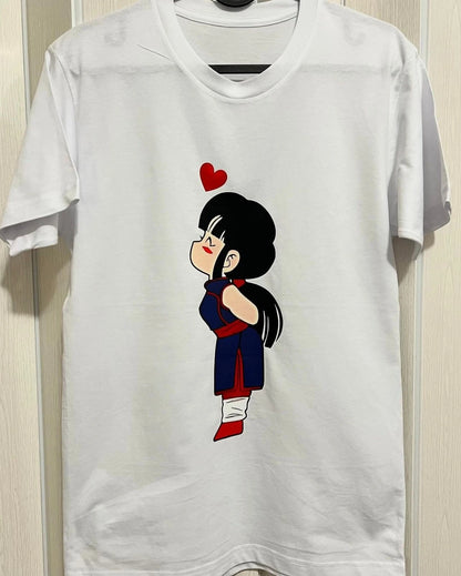 Dragon Ball Z Goku or Milk Chi Chi Couple T Shirt Anime Fans Gift for Her Him 90s Mens Summer Cotton Women Tee Streetwear Casual