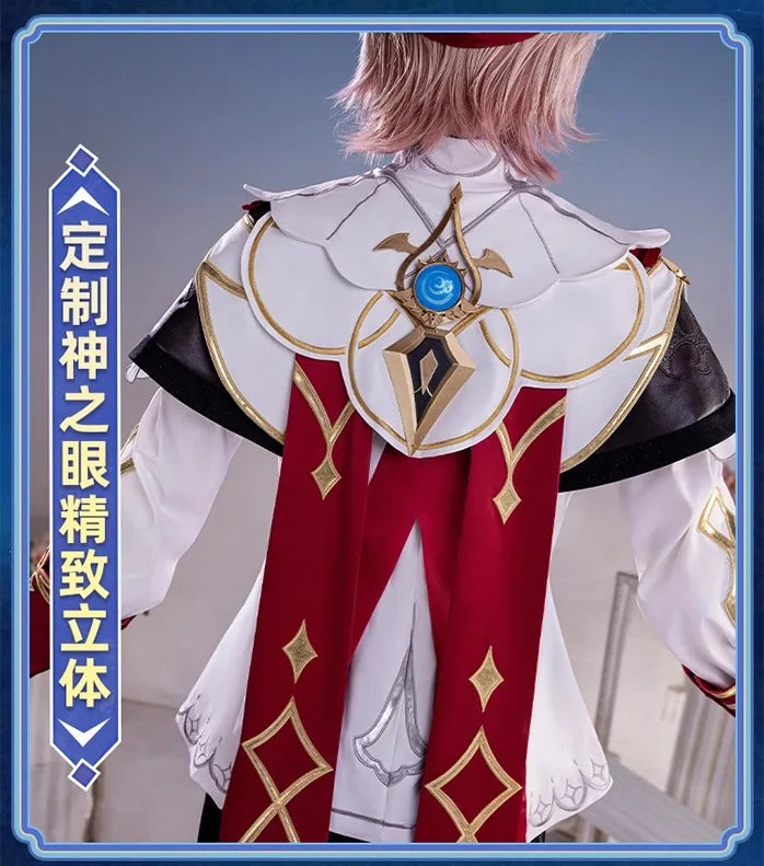 iCoser Genshin Impact Dahlia Cosplay Costume Wig New Skins Uniform Hat Festival Halloween Party for Women Men Carnival Outfit