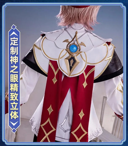 iCoser Genshin Impact Dahlia Cosplay Costume Wig New Skins Uniform Hat Festival Halloween Party for Women Men Carnival Outfit