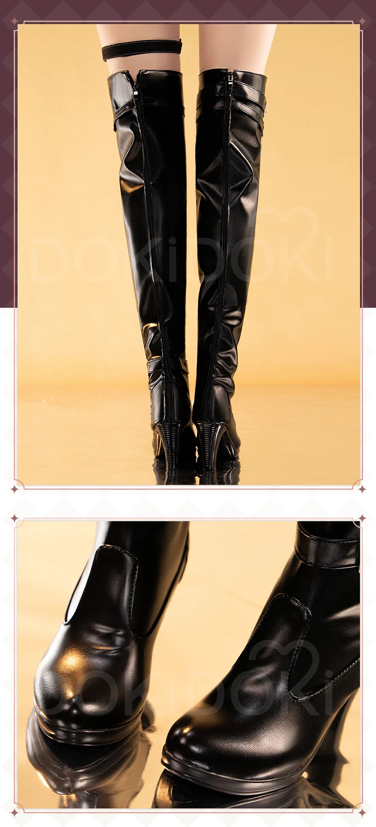 IN STOCK Enchanting Veil Heroine Cosplay Costume Game Love and Deepspace【S-2XL】DokiDoki-R Women Red Dress Shoes Sylus Plus Size