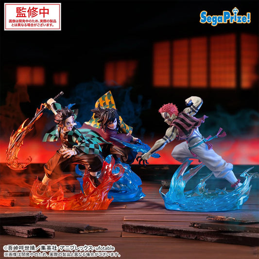 Bandai Demon Slayer Kamado Tanjirou Tomioka Giyuu Akaza PVC Model