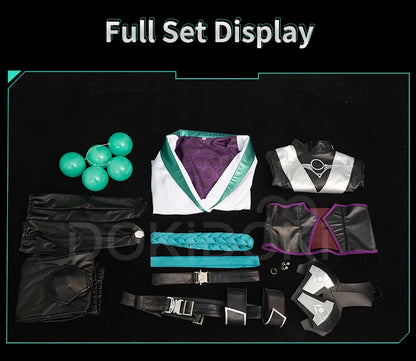 Sage Cosplay Costume Game Cosplay【S-2XL】DokiDoki-R Women White Costume Sage Cosplay Dress Plus Size Halloween