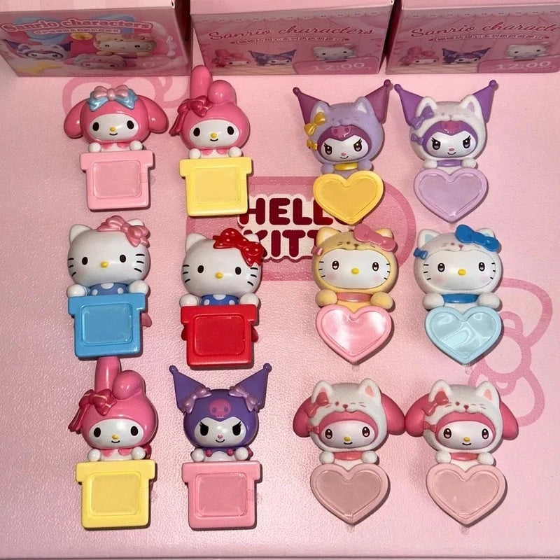 Kt Cat Bow Sweetheart Series Blind Box Trendy Toy Cute Doll Mini Phone Case Computer Decoration Desktop Ornament Surprise Gifts