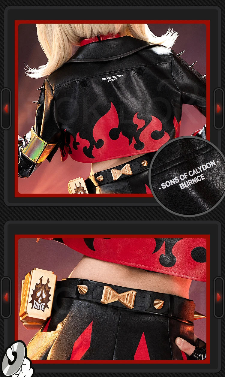 IN STOCK Burnice White Cosplay Costume Game Zenless Zone Zero【S-2XL】DokiDoki-R Women Halloween ZZZ Burnice Cosplay