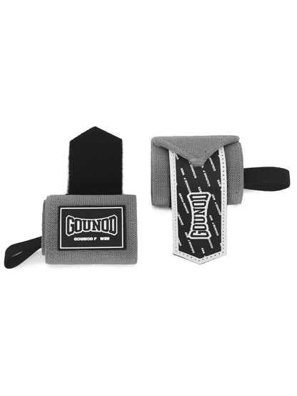 Gounod Sports Winding Wristband for Fitness Weightlifting and Horizontal Bar Training - BLACK