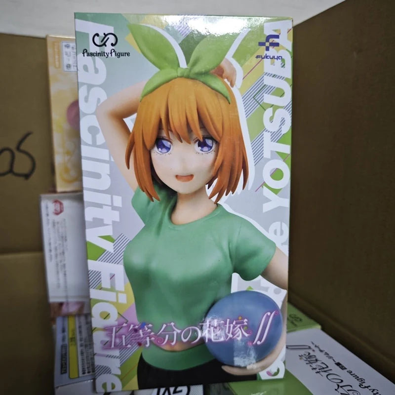 Bandai Fukuya Fascinity The Quintessential Quintuplets Ichika Nino Miku Yotsuba Itsuki 17CM PVC Model