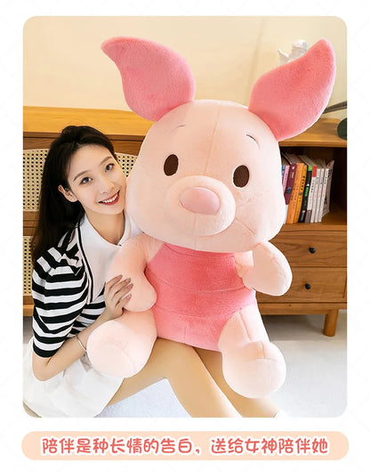 55/70/85cm Big Size Disney Piglet Kawaii Anime Plush Stuffed Doll Cartoon Room Decoration Plush Pillow Children's Holiday Gifts